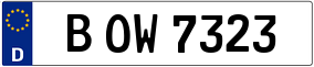 Truck License Plate